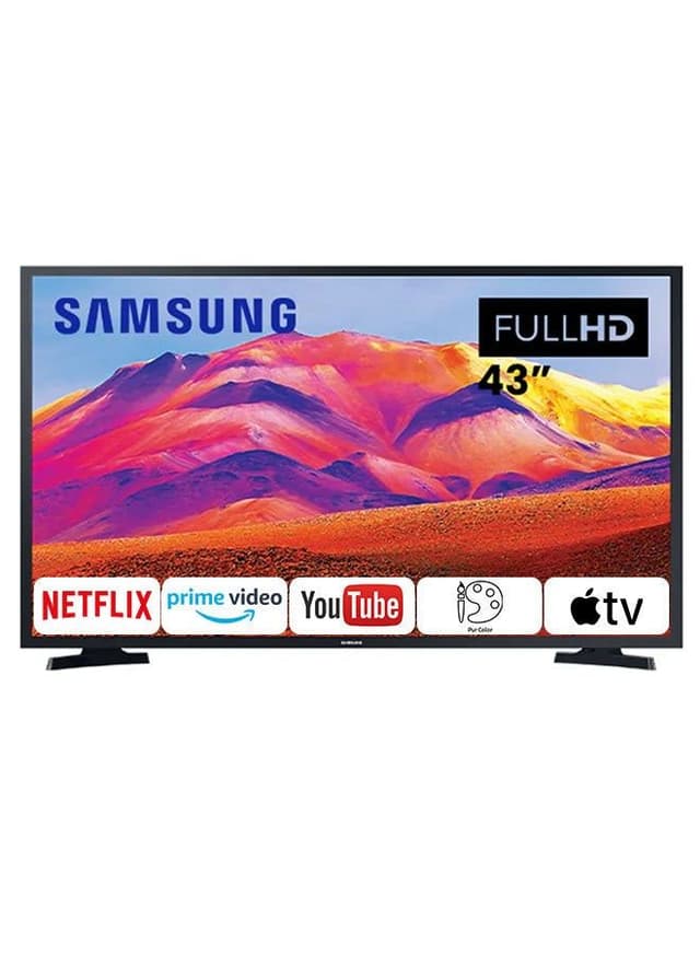 43-Inch Full HD Smart TV With Built In Receiver 43T5300 / UA43T5300AUXEG Black